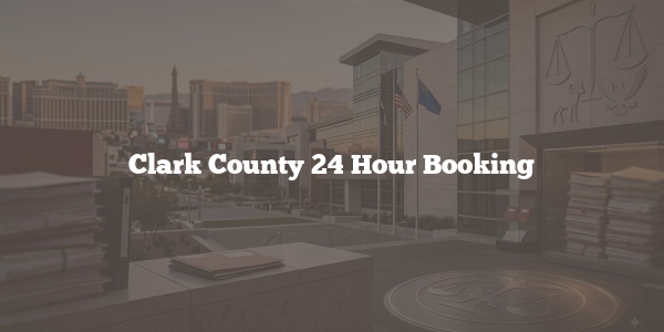 Clark County 24 Hour Booking