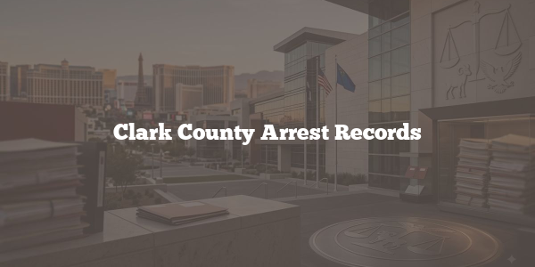 Clark County Arrest Records