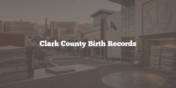 Clark County Birth Records