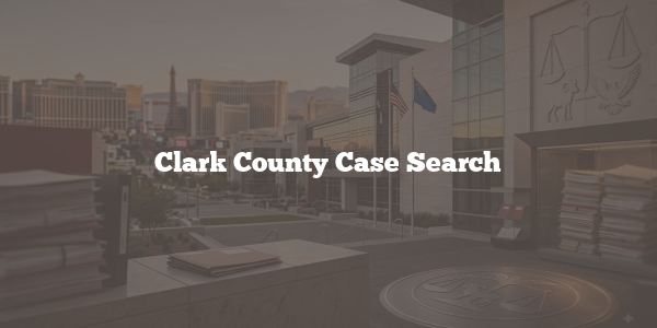 Clark County Case Search