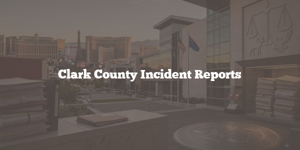 Clark County Incident Reports