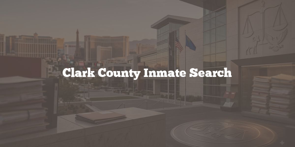 Clark County Inmate Search