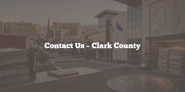 Contact Us – Clark County